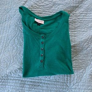 Short sleeve Henley shirt